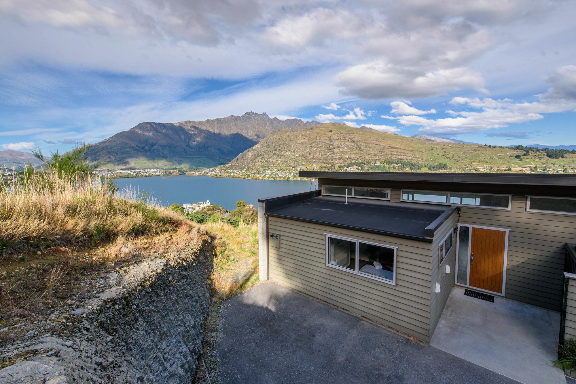 Contemporary Hilltop Abode Queenstown Exteriör bild
